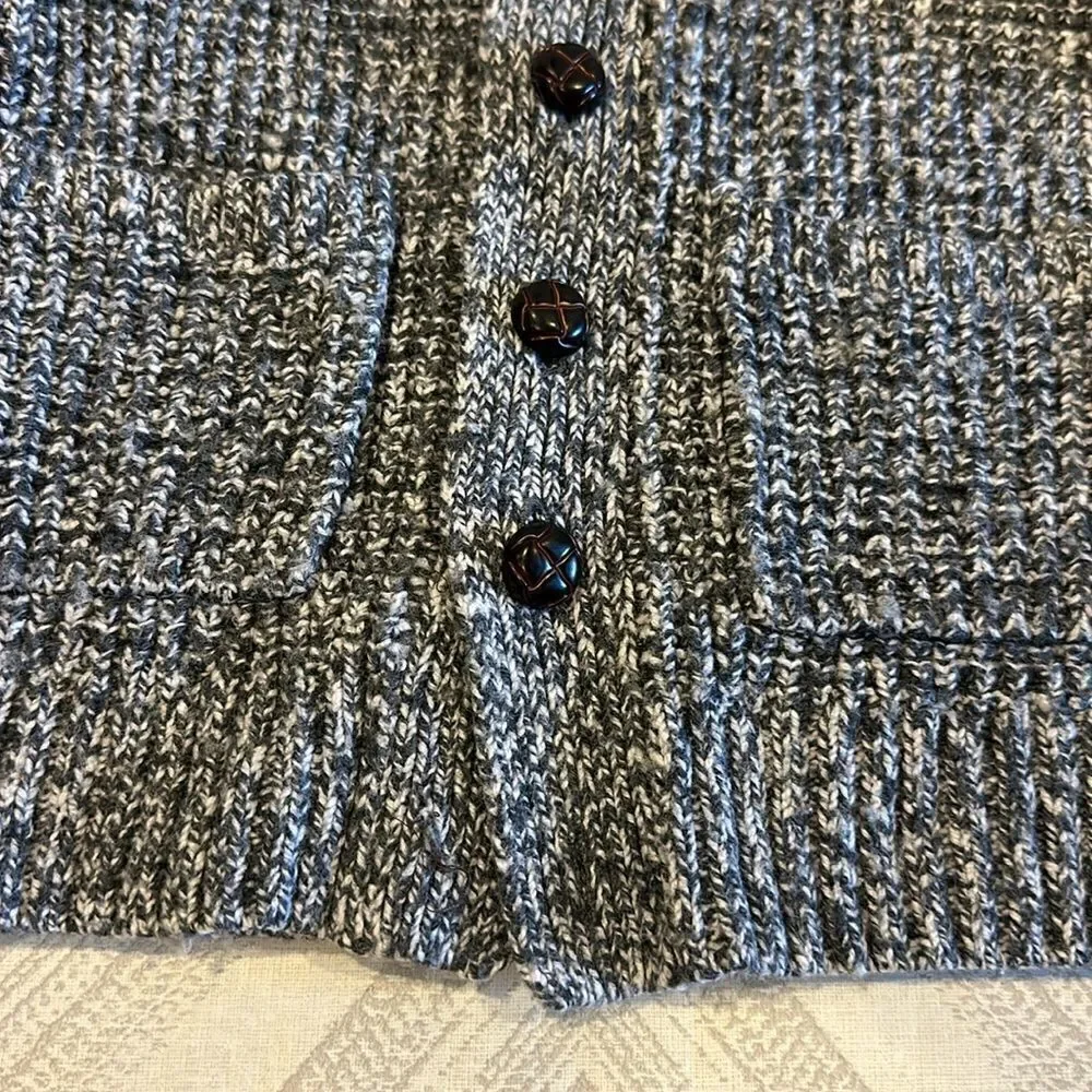 Baby Gap Boys Grey Four Button Cardigan Holiday Sweater Size 4 Years